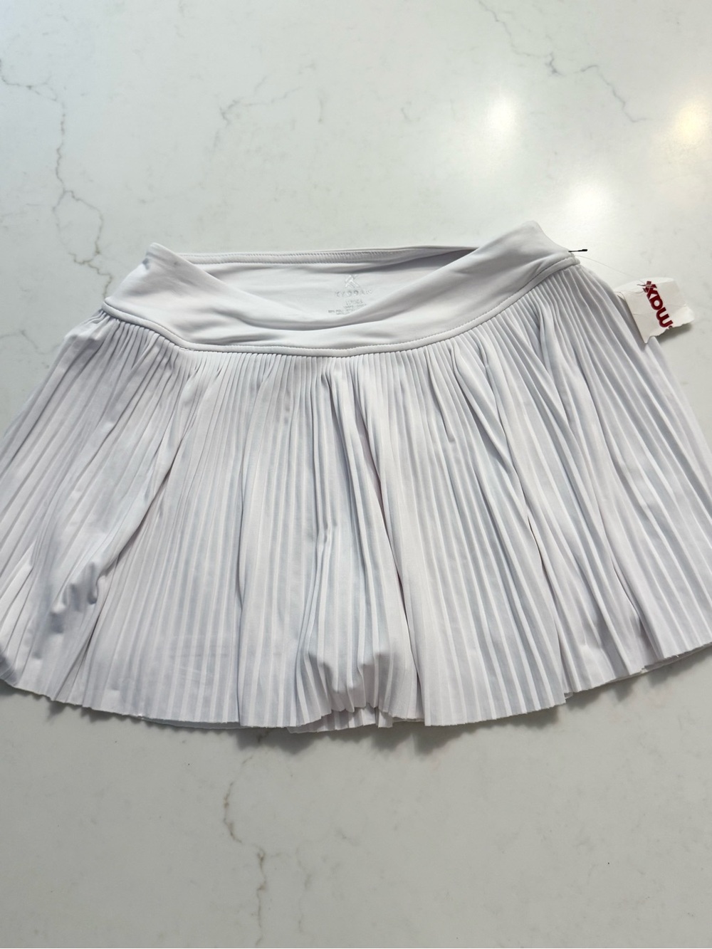Kyodan White Pleated Tennis Skort | Size XS - Picture 4 of 4